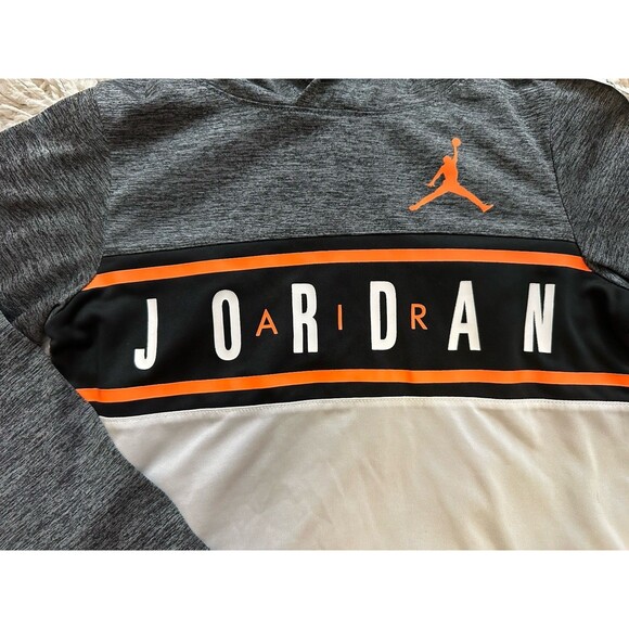 Nike Air Jordan DriFit Hoodie Boys 6-7 Youth Pullover Jumpman Basketball - Picture 3 of 7